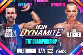 AEW Dynamite Adam Cole Kyle Fletcher
