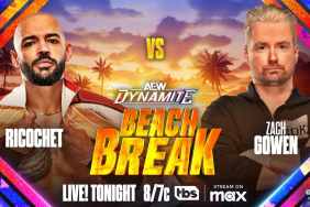 AEW Dynamite Beach Break Ricochet Zach Gowen