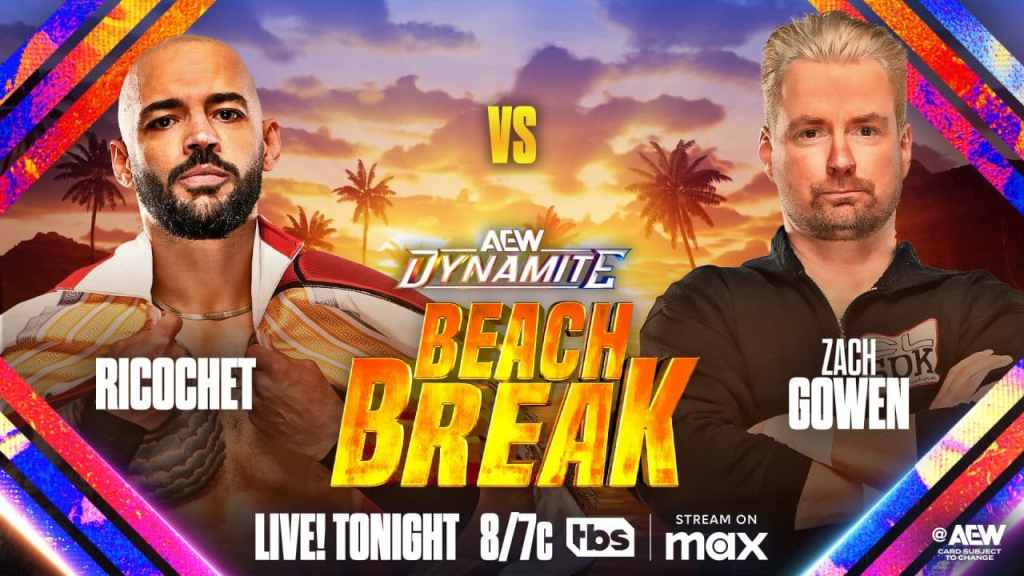 AEW Dynamite Beach Break Ricochet Zach Gowen