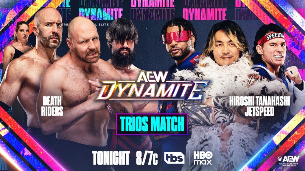 AEW Dynamite Death Riders JetSpeed Hiroshi Tanahashi
