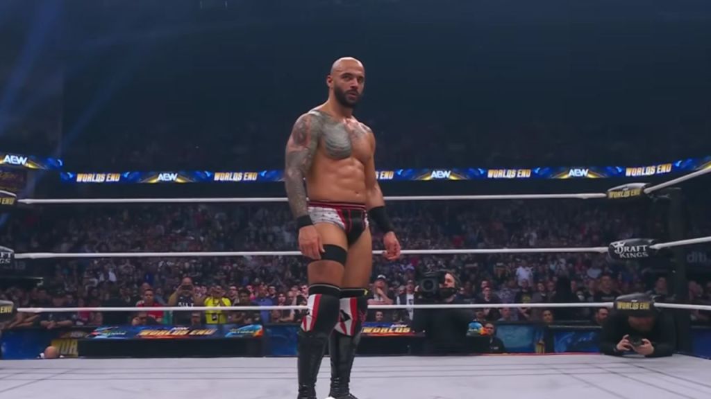 Ricochet at AEW Worlds End