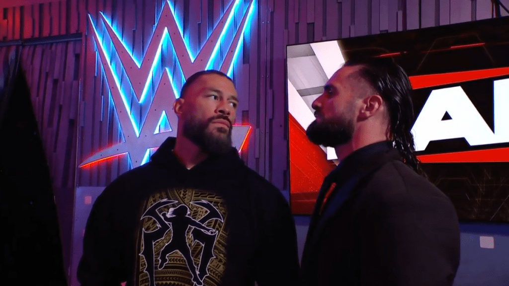 Roman Reigns Seth Rollins WWE Raw