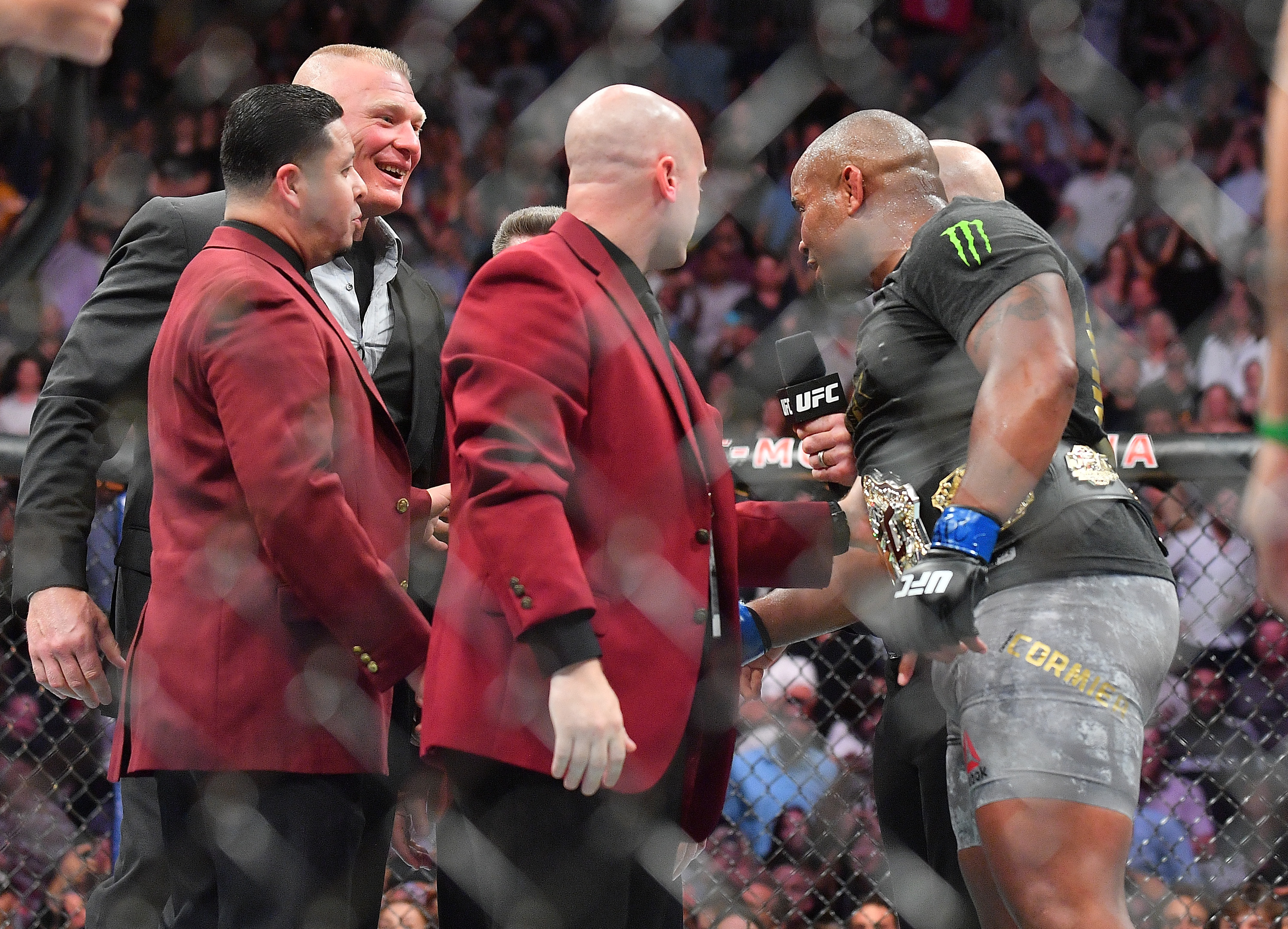 Brock Lesnar & Daniel Cormier @ UFC 226