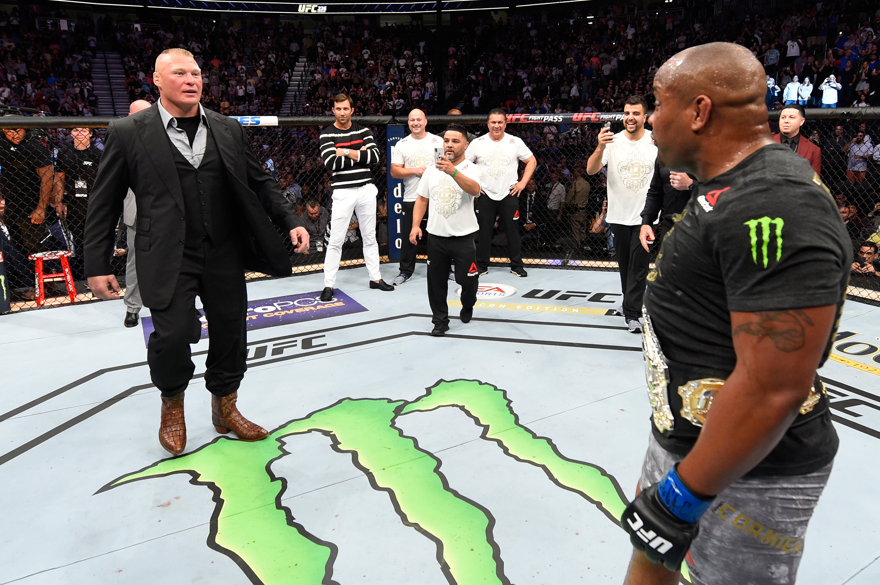 Brock Lesnar & Daniel Cormier @ UFC 226