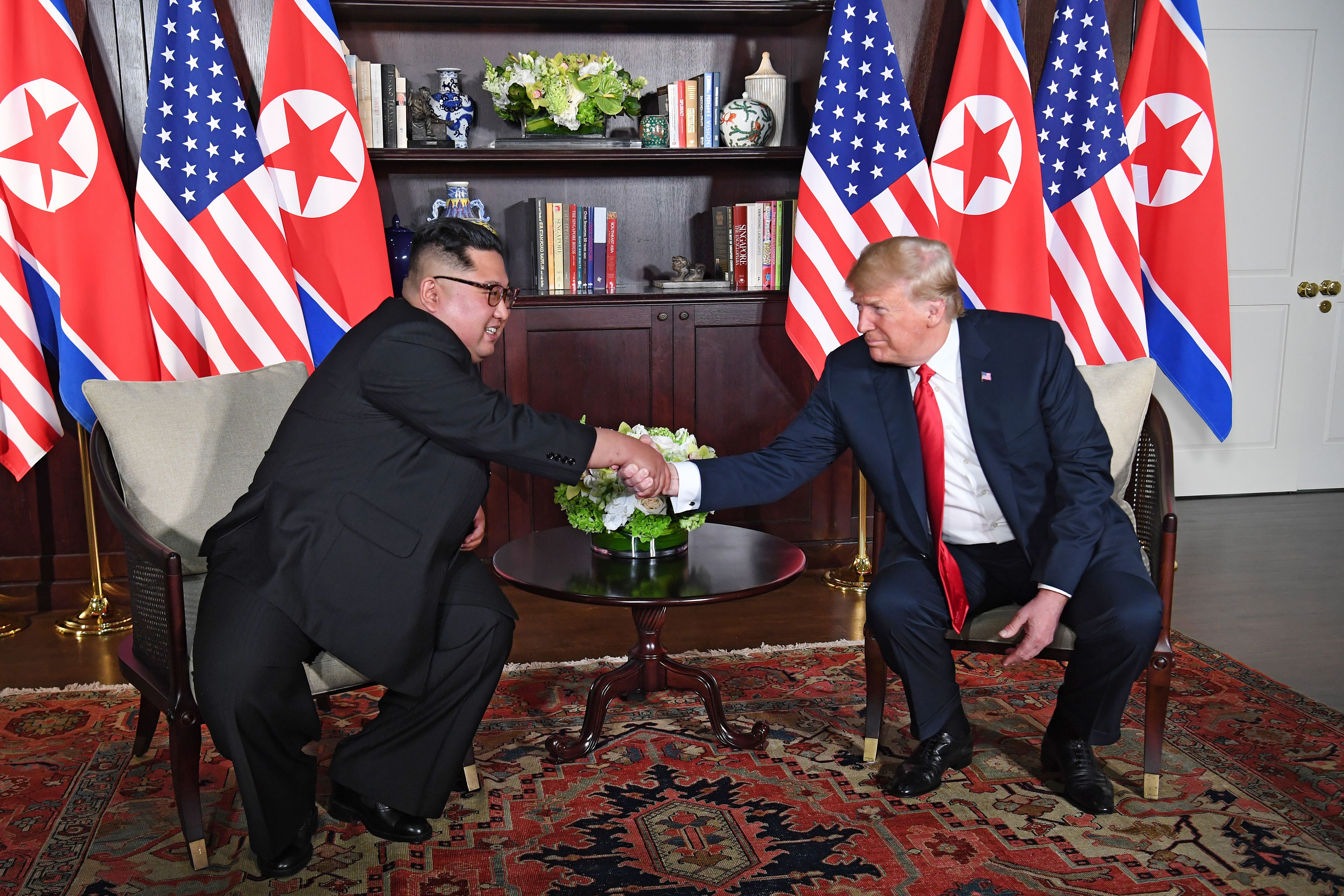 Donald Trump Meets Kim Jong-un