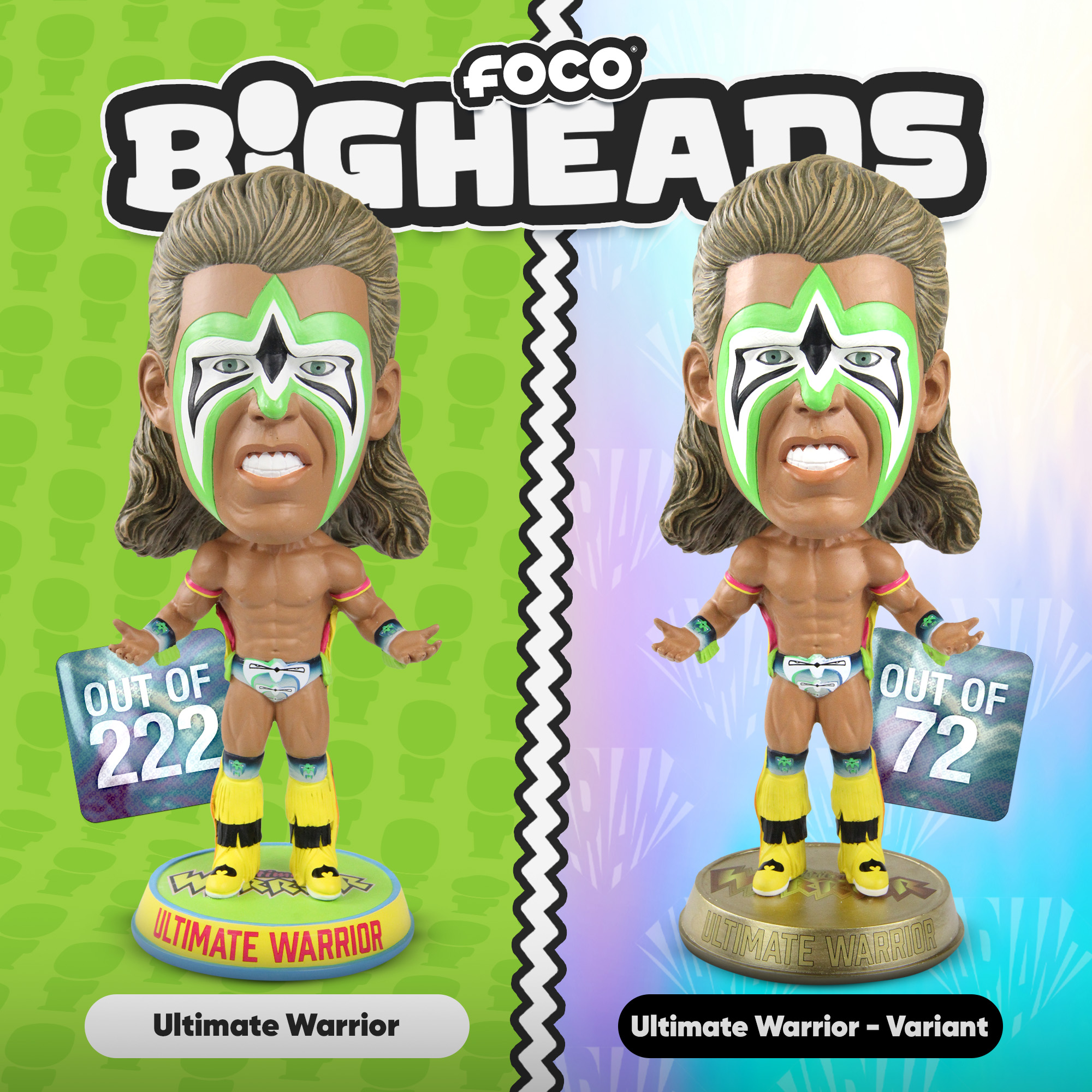 Wwe Ultimate Warriors Bigheads