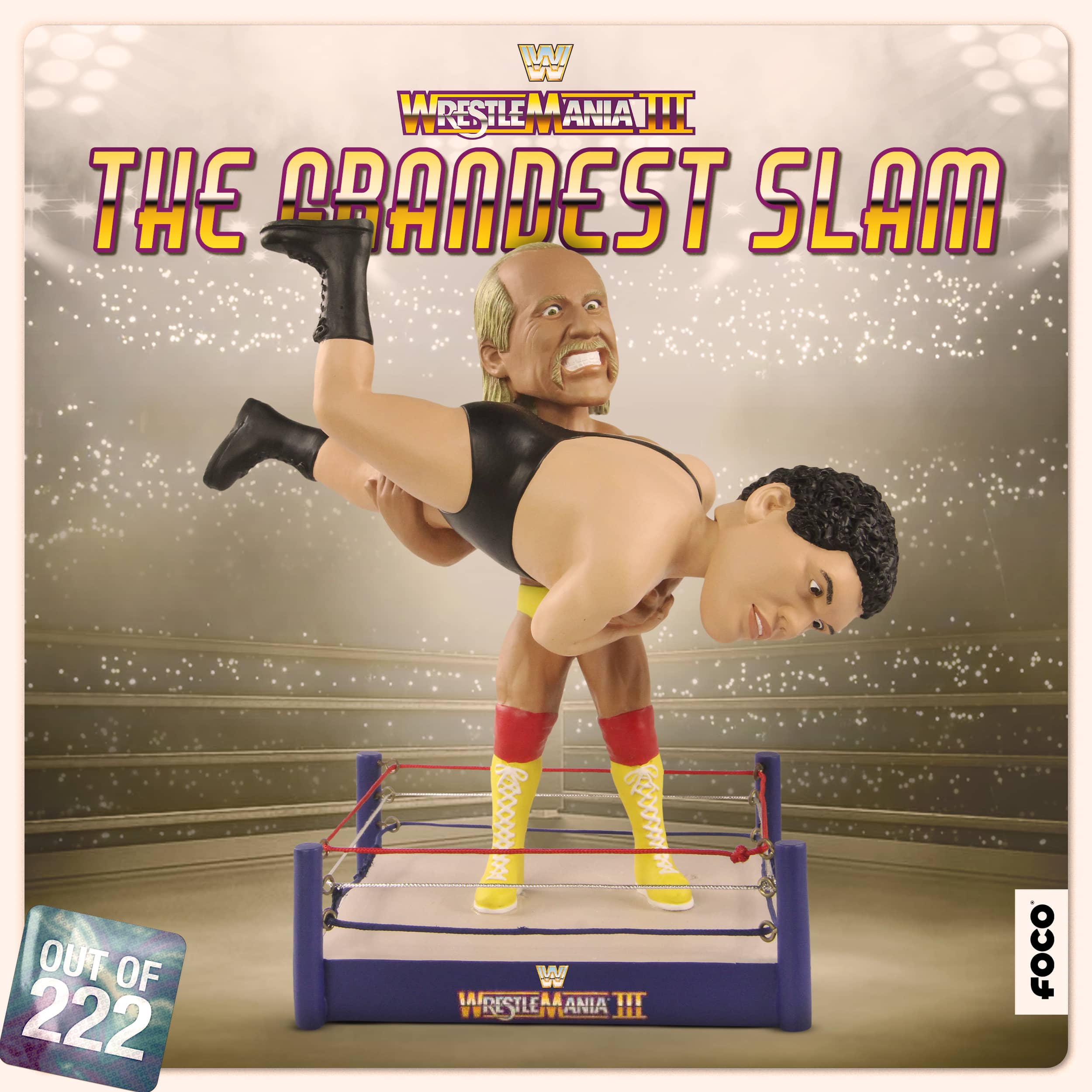 Hulk Hogan X Andre The Giant Wwe Bobblehead