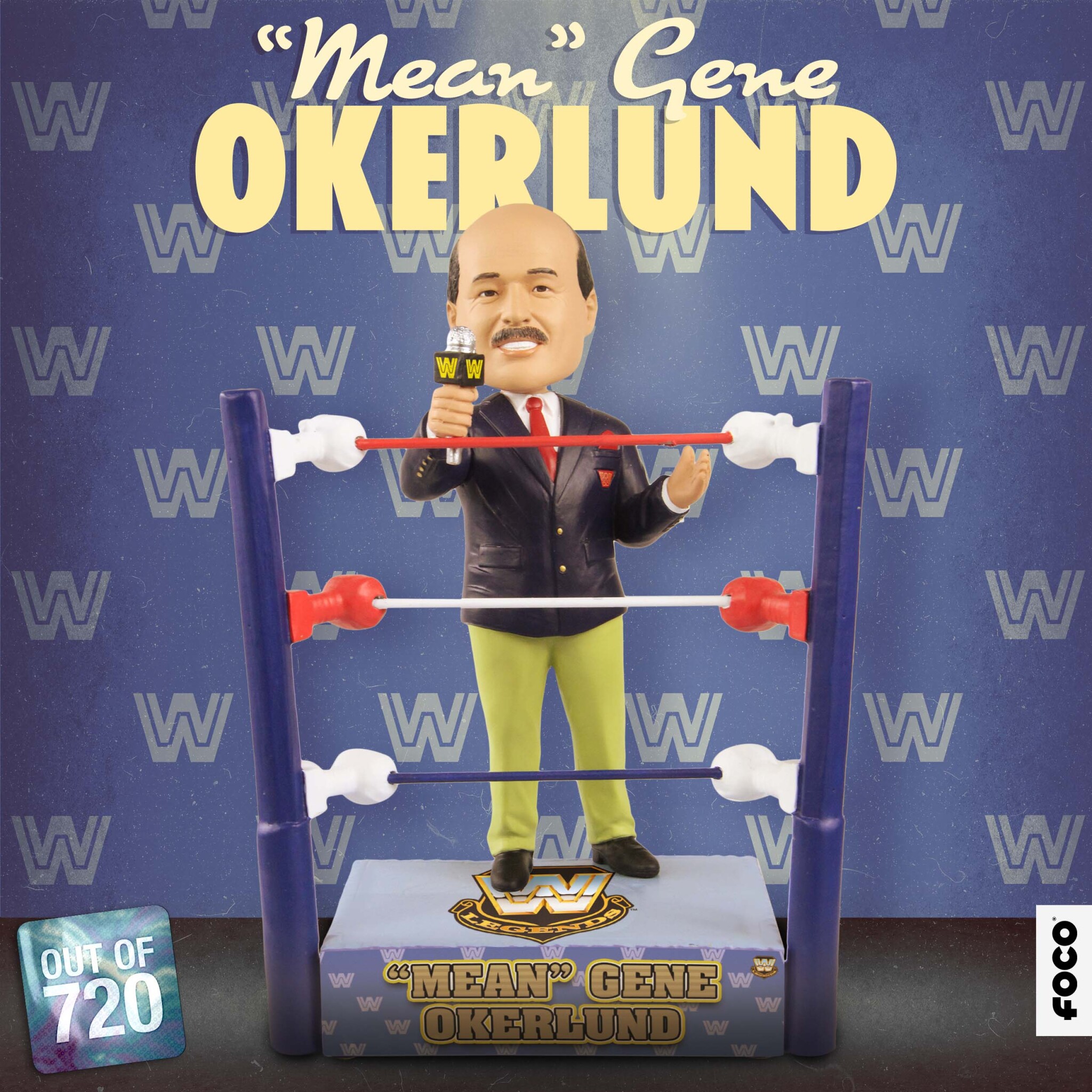 Wwe Mean Gene Okerlund Bobblehead