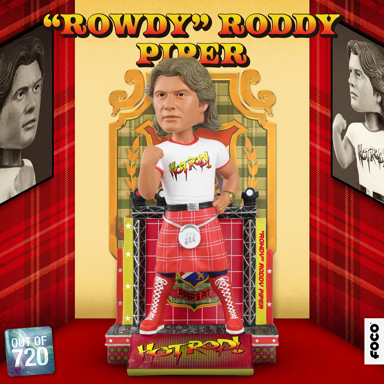 Wwe Rowdy Roddy Piper Bobblehead