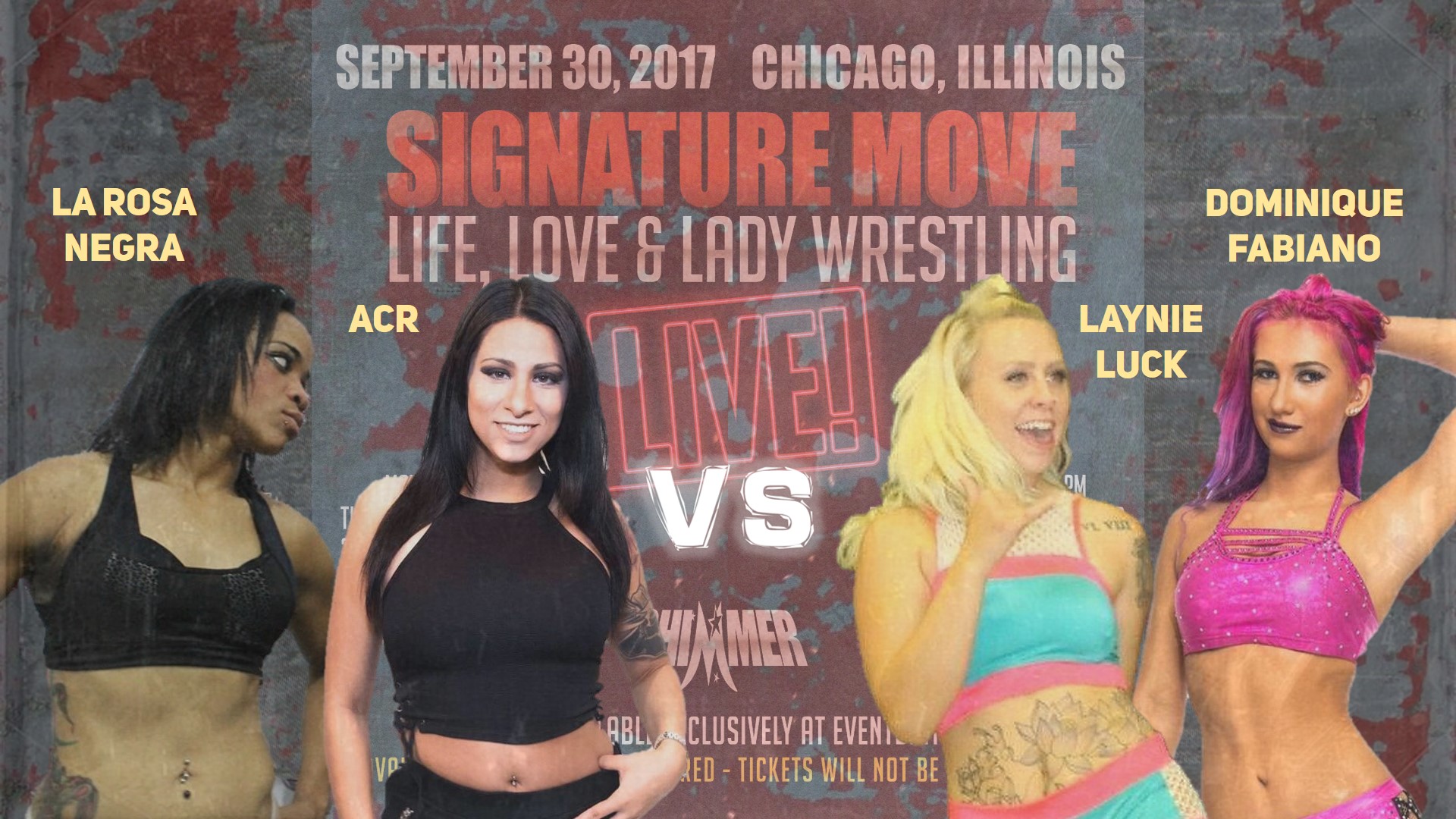 LIFE, LOVE & LADY WRESTLING – LIVE!