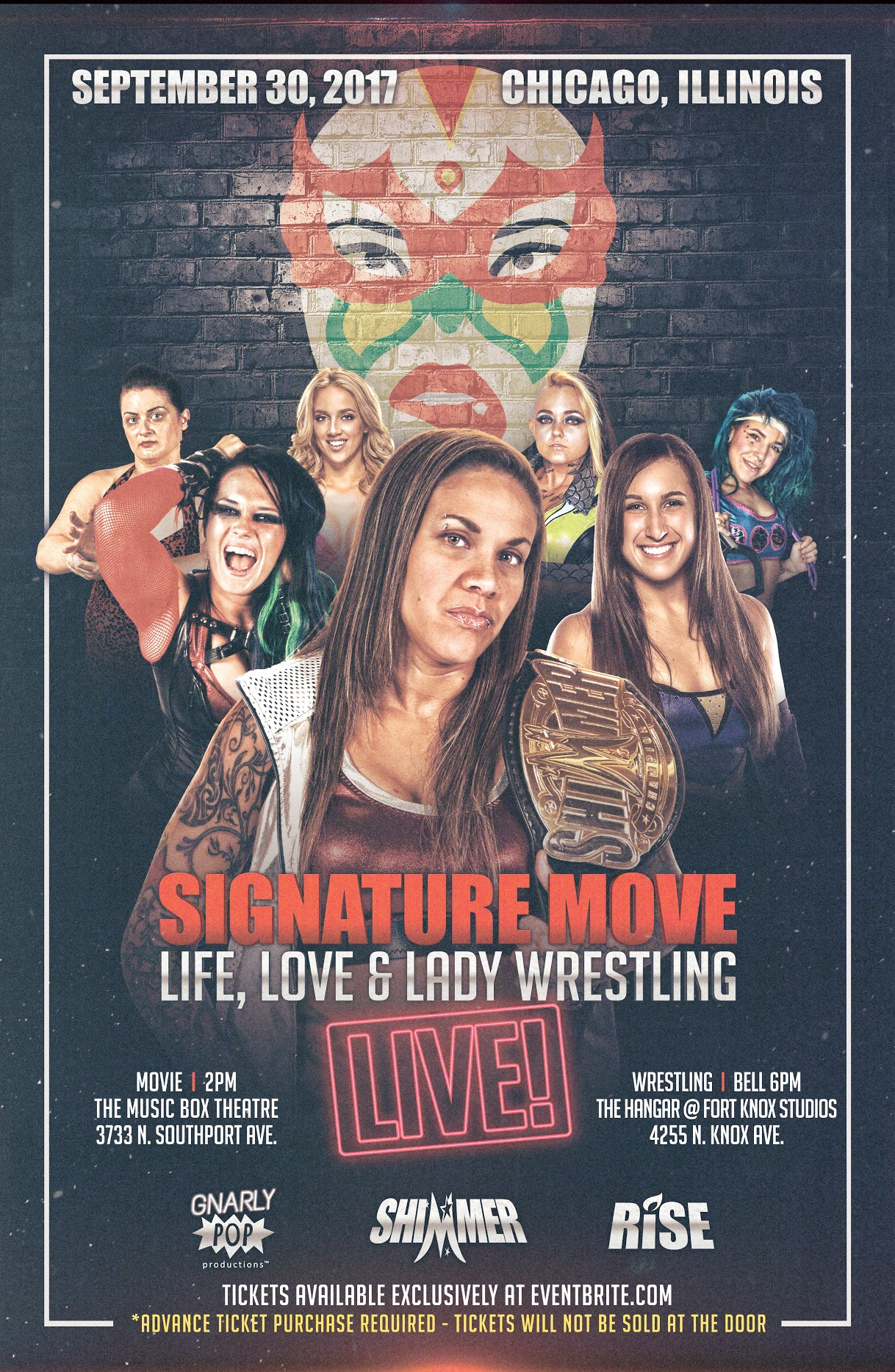 LIFE, LOVE & LADY WRESTLING – LIVE!