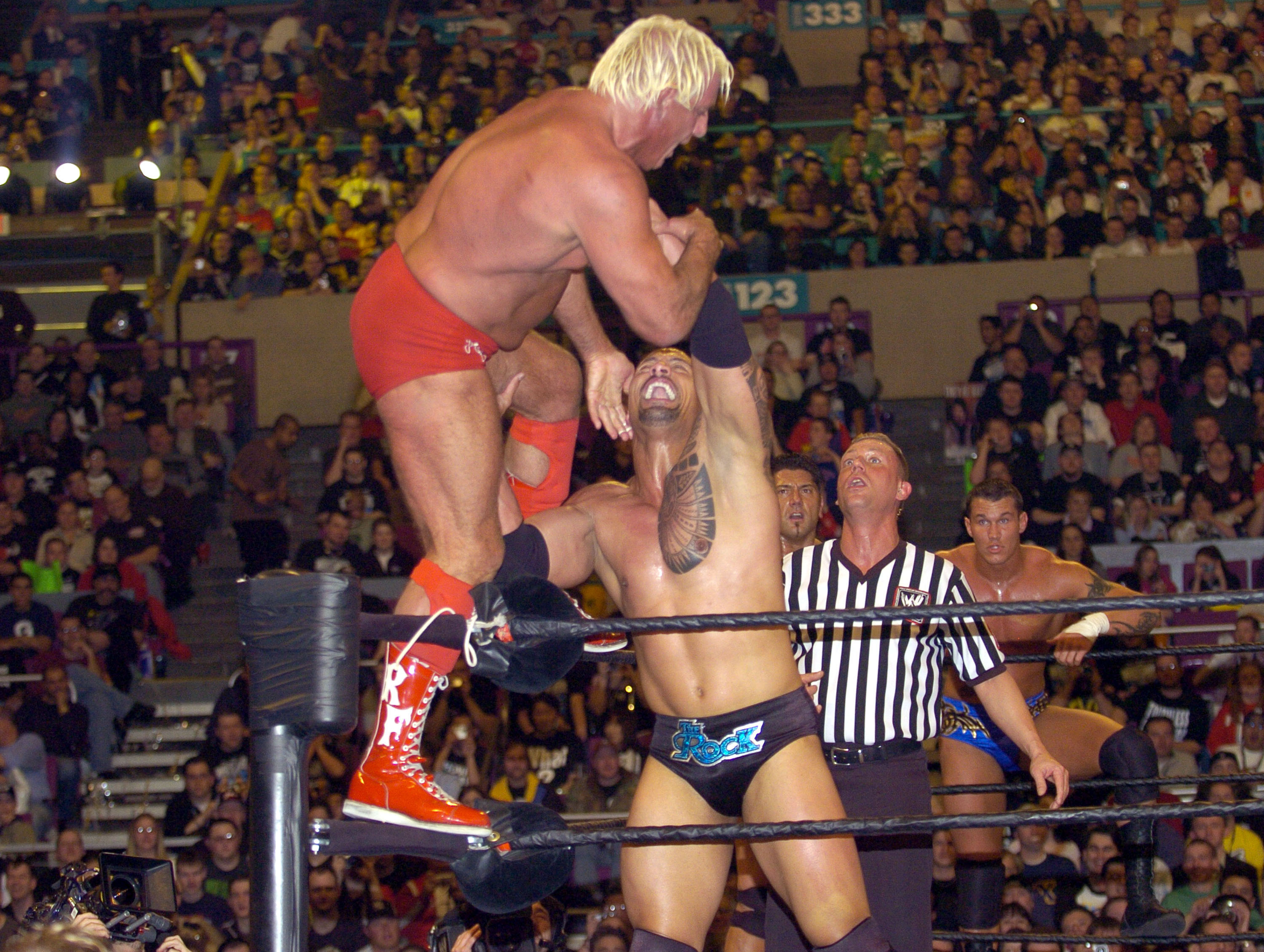 Ric Flair vs The Rock