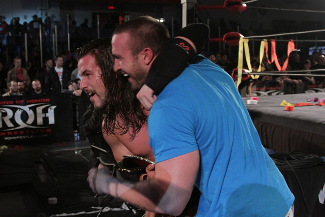 Adam Cole Celebrates w/ Mike Bennett