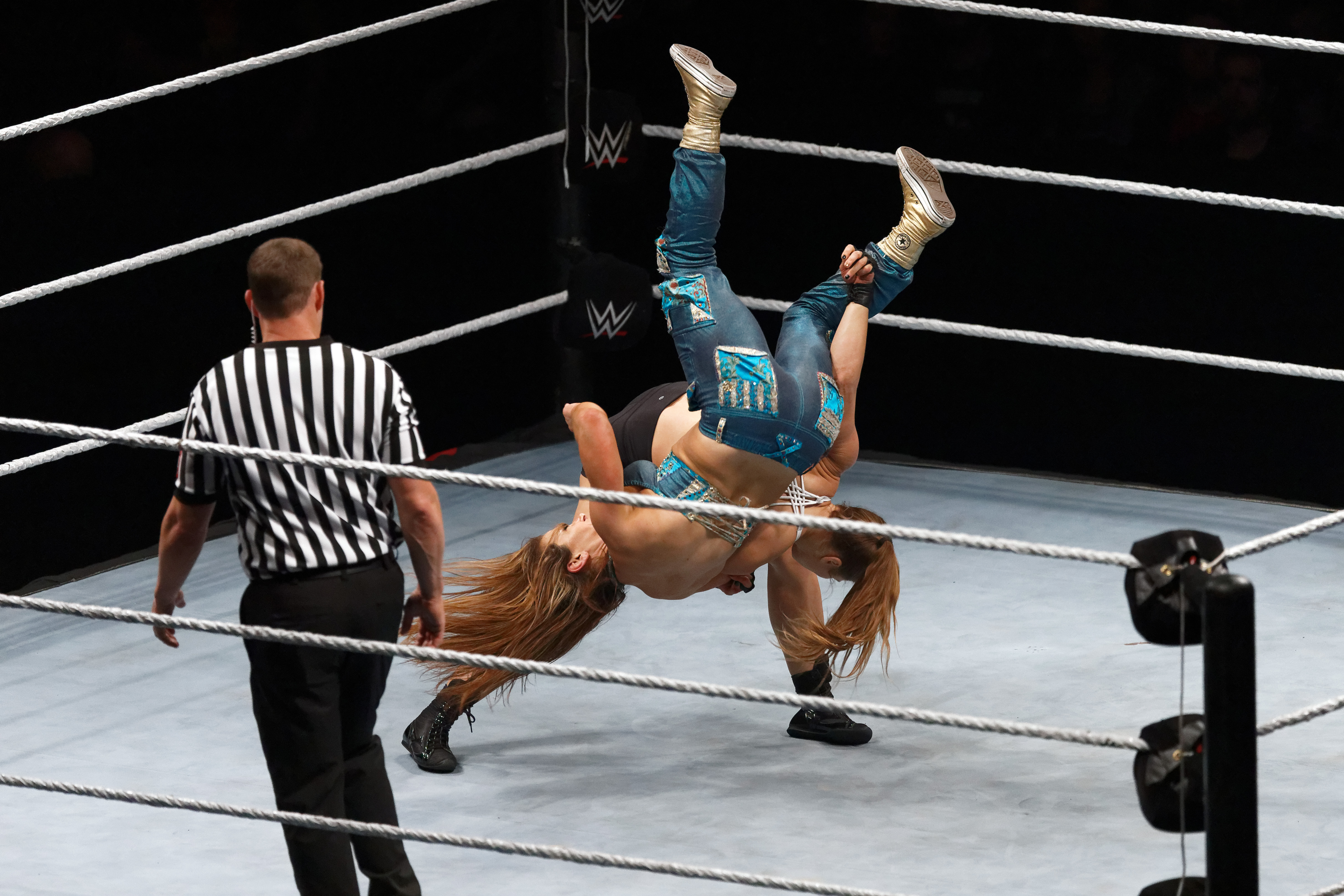 Ronda Rousey, Natalya & Ember Moon Ruby Riott, Liv Morgan & Mickie James