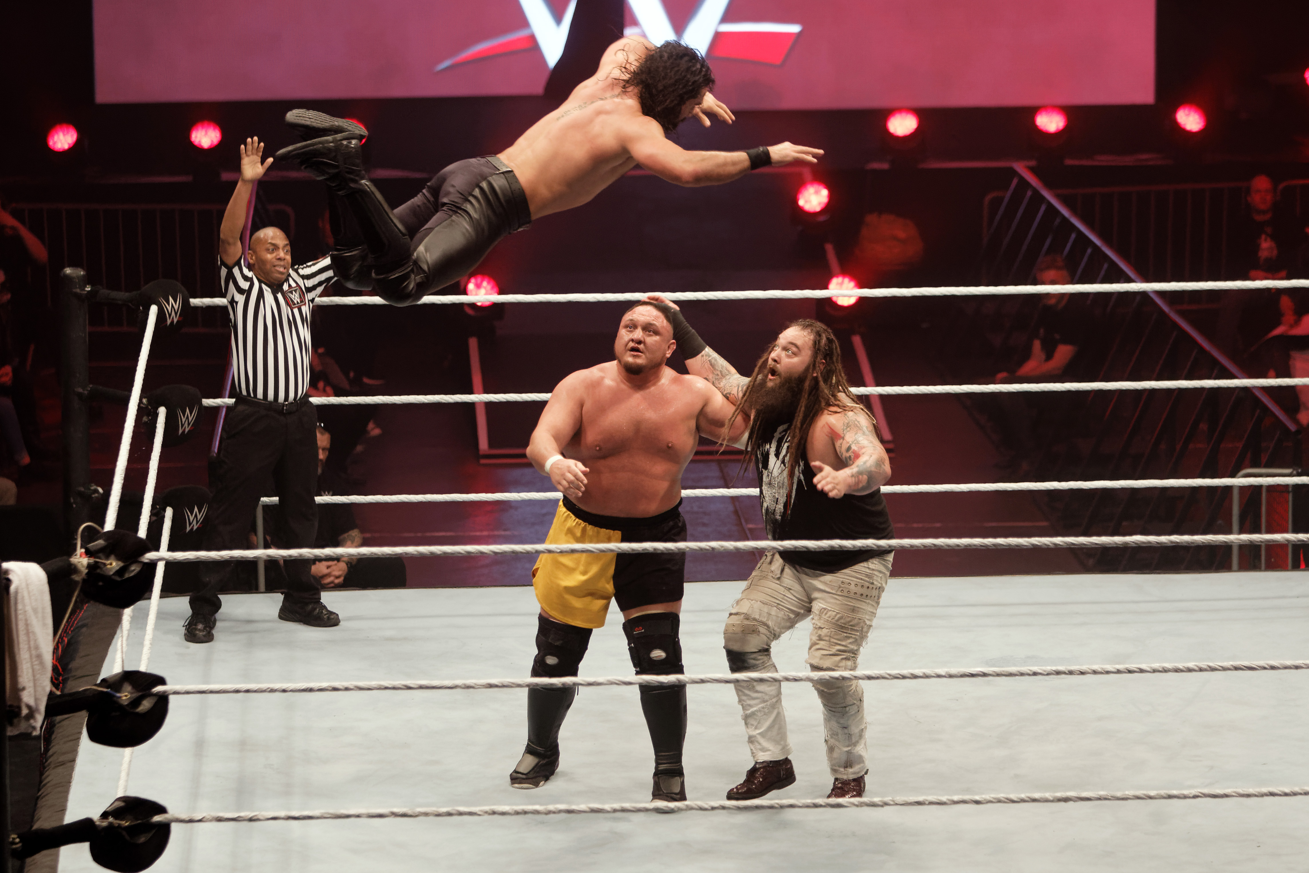 Wyatt/Joe v Reigns/Rollins