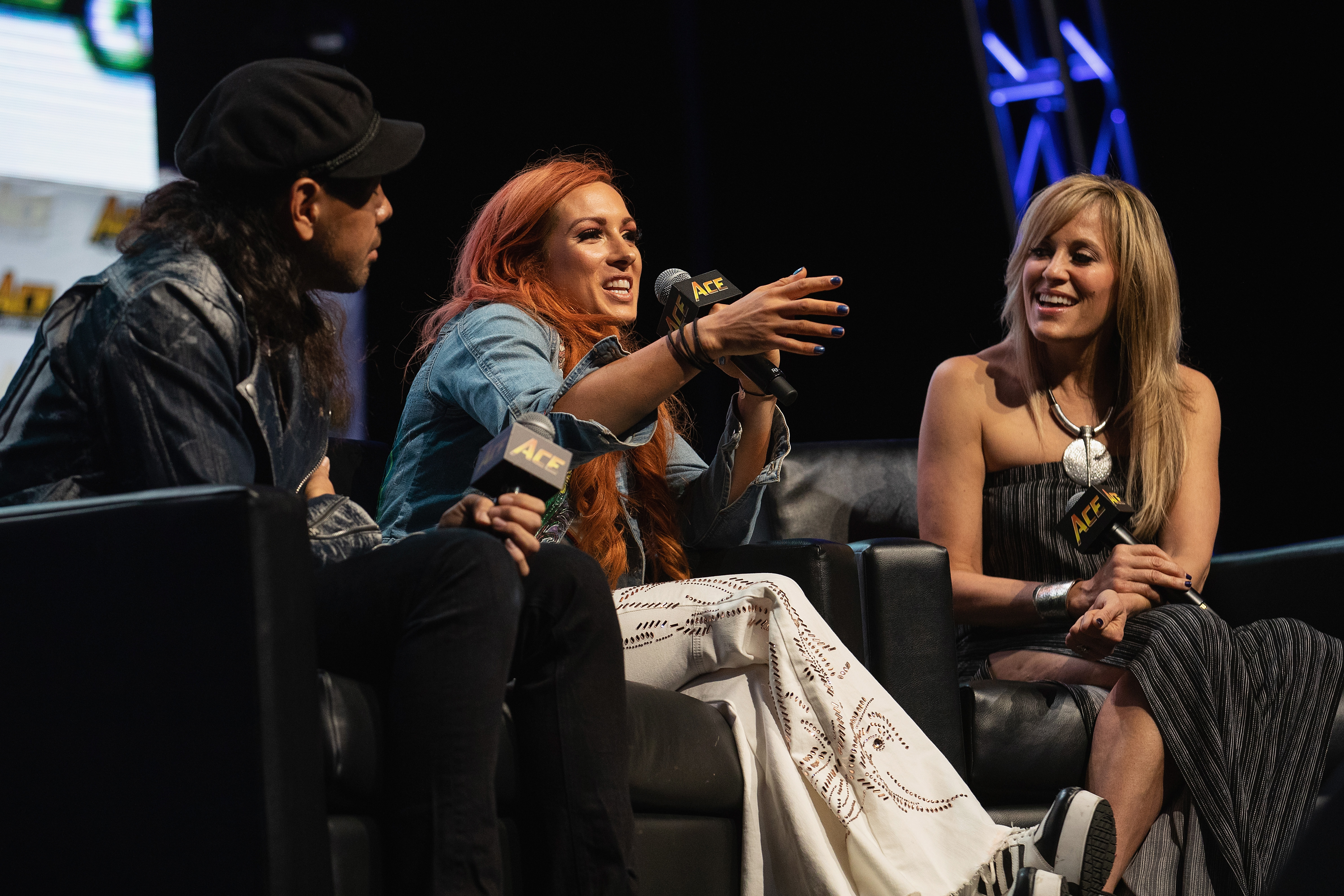 Shinsuke Nakamura, Becky Lynch & Lilian Garcia