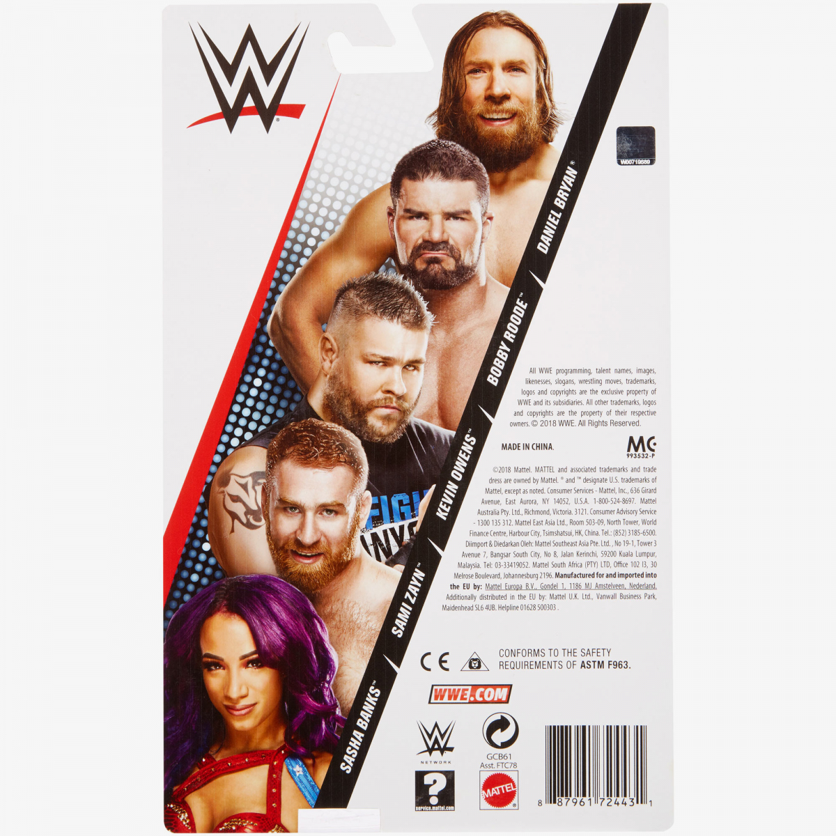 Wwe Basic Series 96 Reverse Back Packaging