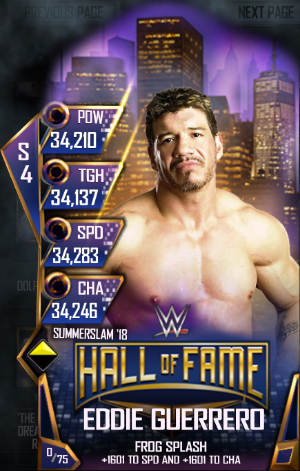 Wwe Supercard Ss18 Hof Eddie Guerrero