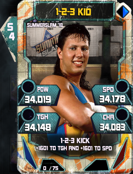 Wwe Supercard Ss18 Tbt 1 2 3 Kid