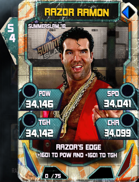 Wwe Supercard Ss18 Tbt Razor Ramon