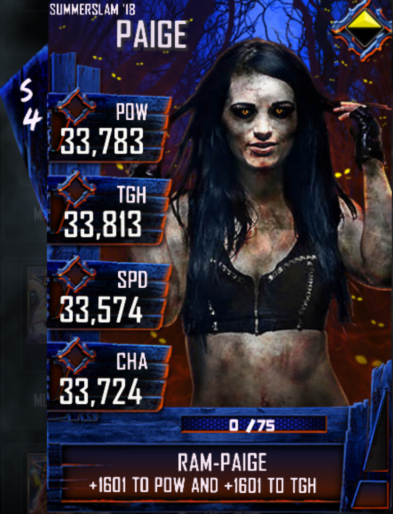 Wwe Supercard Halloween Paige